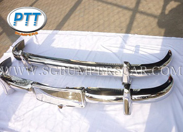 Mercedes 220A Stainless Steel Bumpers