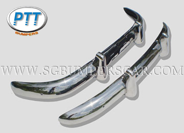 Volvo PV 544 EU Style Stainless Steel Bumpers